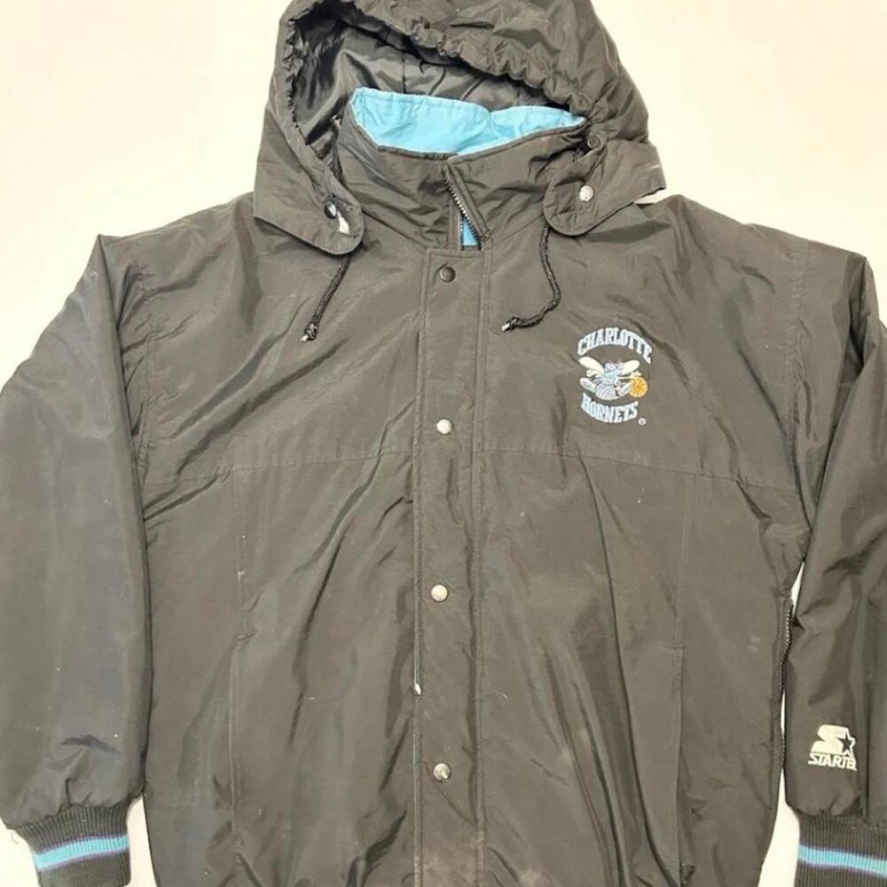 Nba Men's Grey and Black Jacket